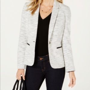 Tommy Hilfiger One-Button Elbow Patch Blazer L